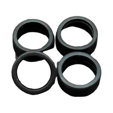 Imagem de Rodas ABS Para Carro Modelo Kicarmod Escala 1/64 Com Pneus De Borracha