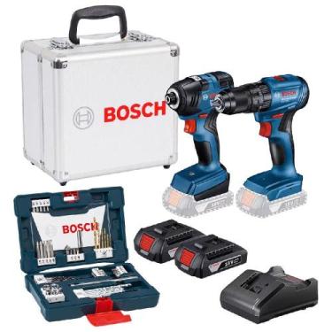 Imagem de Combo Furadeira e Chave de Impacto Com Kit Pontas e Brocas V-line 48 P