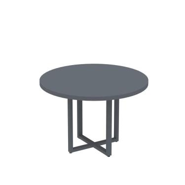 Imagem de Mesa Reunião Redonda 1100pe40tub Grafito