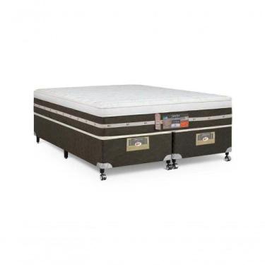 Imagem de Cama Box + Colchão Castor King Silver Star Air One Face Tecnopedic 180
