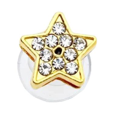 Imagem de Acessórios De Moda Infantil: Fivelas De PVC Macio Com Letras Douradas 