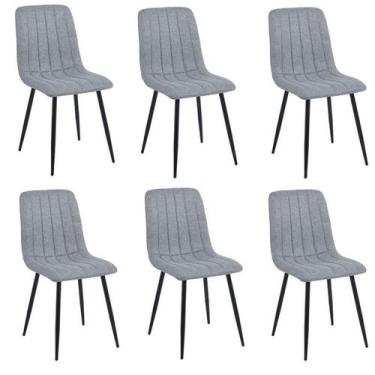 Imagem de Conjunto com 6 Cadeiras V1002 89cm X 44cm - Versi