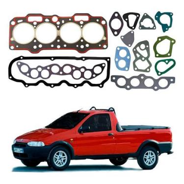 Imagem de Jogo Junta Cabeçote Fibra Fiat Strada 1.5 1998 A 2000 - Bastos