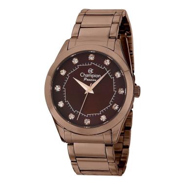 Imagem de Relógio CHAMPION feminino marrom analogico quartz CH24759R