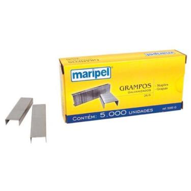 Imagem de Grampo Galvanizado P/ Grampeador 26/6 Caixa C/ 5000 Un - N/D