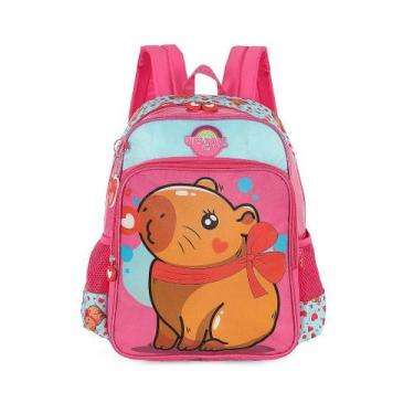 Imagem de Mochila de Costas Luxcel Up4You Capivara Pink, Único, Rosa