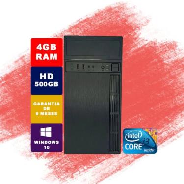 Imagem de Pc Computador Cpu Intel I3 HD 500gb + Memória Ram  windows10 - OUZZE