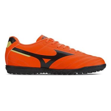 Imagem de Chuteira Society Mizuno Morelia Club As - Masculino - Laranja, 38