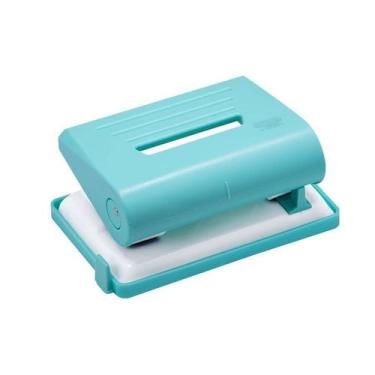 Imagem de Perfurador de Papel até 15 Folhas Colorido BRW - Unidade, VERDE-ÁGUA