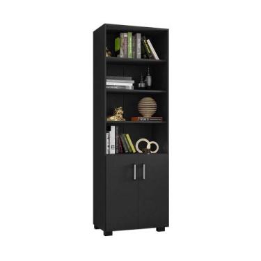 Imagem de Livreiro Multiuso Organizador 2 Portas Pequenas 4 Prateleira - - Lumie