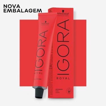 Imagem de Tinta Schwarzkopf Igora Royal Preto 1.0 Tom de Mistura Preto Profissio