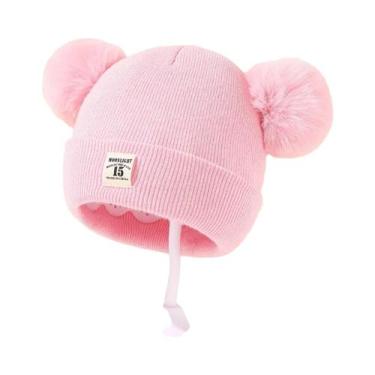 Imagem de Gorro De Lã Quente De Inverno Para Crianças Com Protetor De Orelhas E 