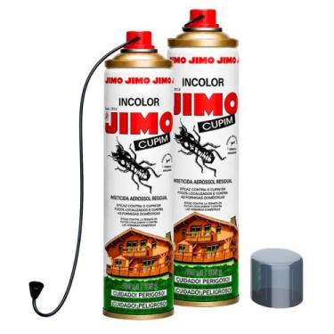 Imagem de Kit com 2 Jimo Cupim Inseticida Aerossol 400ml