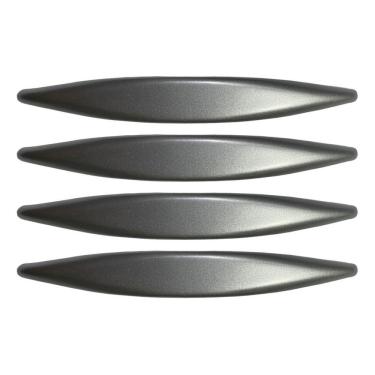 Imagem de Kit 4 Puxadores para Móvel Moblis Móveis Armário Balcão Gabinete Plástico 14,2CM
