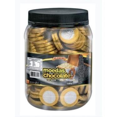 Imagem de Moeda de Chocolate Kikakau Pote 690g (200 moedas) - Ki-Kakau