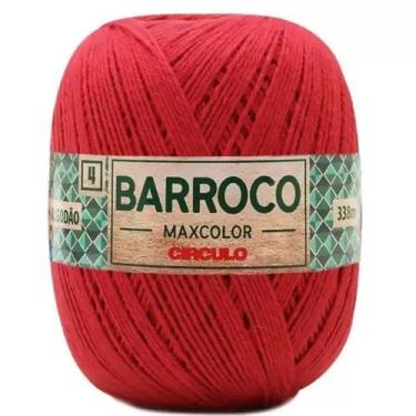 Imagem de Barroco Maxcolor N 4 Circulo - 200g COR:6375 - Uva, 3402 - Vermelho-Cí
