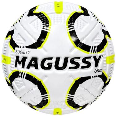 Imagem de Bola Society Magussy Onix Grama Sintética em Pvc/PU, Amarelo