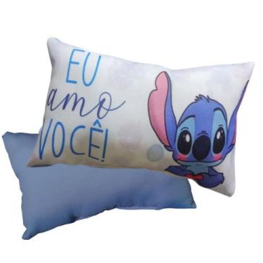 Imagem de Almofada Stitch Eu Amo Você!  Presente Perfeito e Cheio de Amor - NoBr