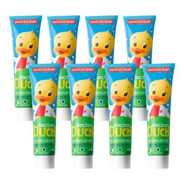 Imagem de Kit 8 Pasta de Dente Infantil Com Flúor 50g Doctor Duck Tutti Frutti C