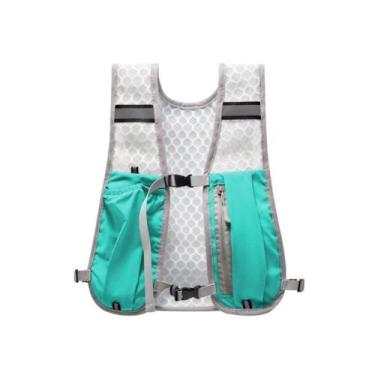 Imagem de Colete Refletivo Leve Para Corrida Com Bolso Para Hidratação E Compart