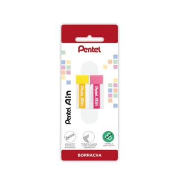 Imagem de Borracha Pentel Ain Cores Sortidas com 02un