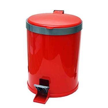 Imagem de Lixeira Plastica com Pedal 12 Litros Vermelha - Viel
