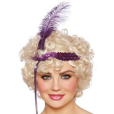 Imagem de Dreamgirl Peruca feminina melindrosa, loira, ajustável