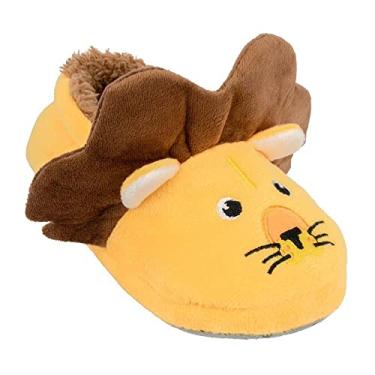 Imagem de Pantufa Infantil Menino Play Leão Amarelo Pimpolho-32-33
