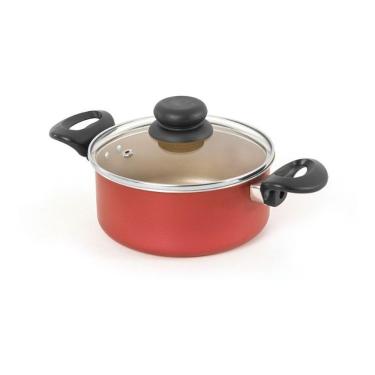 Imagem de Caçarola Antiaderente Cereja e Creme 24 cm