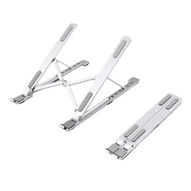 Imagem de Suporte para laptop MaxBook Pro, suporte dobrável de liga de alumínio para tablet, suporte para notebook