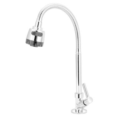 Imagem de Torneira De Cozinha De Mesa Bancada Tubo Gourmet Luxo 1/4V.