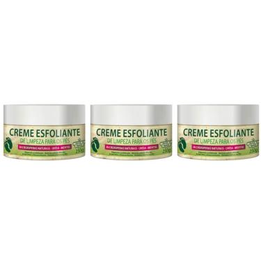 Imagem de Flores & Vegetais Microesferas Creme Esfoliante p/ Pés 250g (Kit C/03)