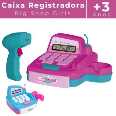 Imagem de Caixa Registradora De Brinquedo Infantil C/ Acessórios E Som - Usual B