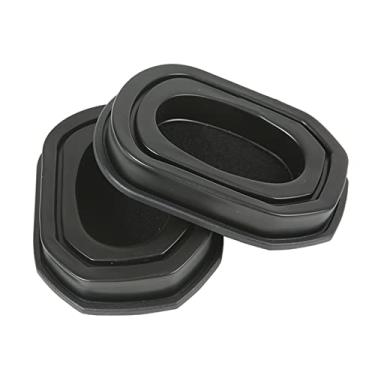 Imagem de TECKEEN Capa de almofada de couro + esponja para fones de ouvido para navalha do andador