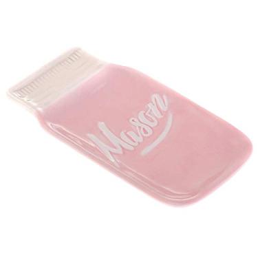 Imagem de Pote de cerâmica Mason descanso de colher – Decoração de cozinha de fazenda – Seguro para lava-louças e micro-ondas – utensílio de cozinha e coletor de acessórios para servir refeições – Acessório para casa retrô e vintage da Goodscious ..., rosa, 1