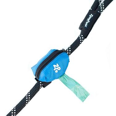Imagem de (Leash, Glacier Blue) - ZippyPaws Dog Poop Bag Holder Leash Attachment