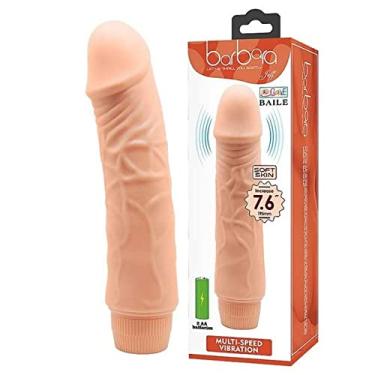 Imagem de Vibrador Dildo Realistico Silicone Ponto G Texturizado Multivelocidade Baile Barbara 19.5cm