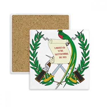 Imagem de Emblema nacional da Guatemala, porta-copos, porta-copos, copo, copo, subplaca, pedra isolante