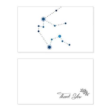 Imagem de Placa de constelação Aquarius do zodíaco Cartão de agradecimento aniversário saudações casamento agradecimento