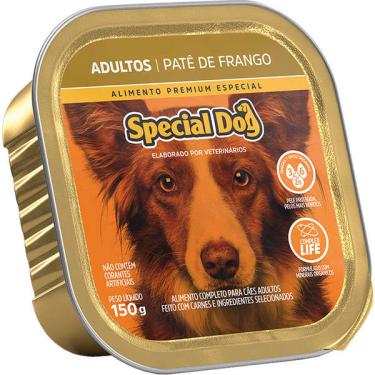 Imagem de Ração Úmida Special Dog Patê Frango para Cães Adultos - 150 g