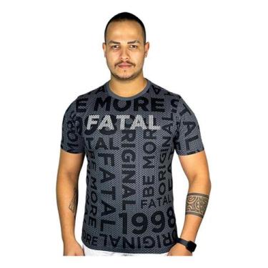 Imagem de Camiseta Masculina Fatal Surf Camisa Estampada Manga Curta 27054 Origi
