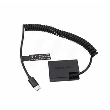 Imagem de HangTon Bateria fictícia USB C para LP-E17 para câmera Canon EOS R8 R10 T6s T6i T7i 8000D X8i SL2 9V/12V PD DR-E18