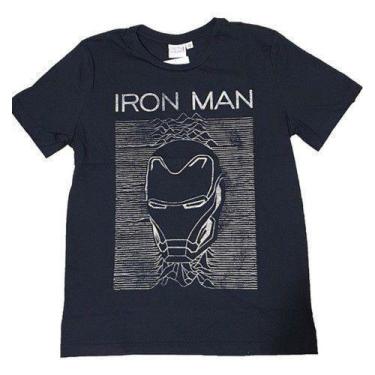 Imagem de Camiseta Marvel Heróis Iron Man Tam 12 14 16 Juvenil Menino - Cativa