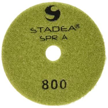 Imagem de Stadea DPPD04SPRA800G1P Almofada de polimento de diamante de concreto seco para granito de concreto, pedra de travertino, mármore com grão de 10 cm 800