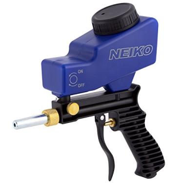 Imagem de Neiko Pistola portátil abrasiva 30068A Air Sand Blaster | Bocal de aço substituível | Funil de alimentação por gravidade com vários meios compatíveis