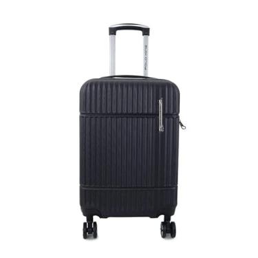 Imagem de Mala P Luxcel Polo King Bordo Preta Mf10443pk