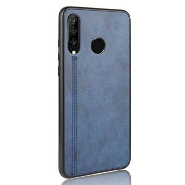 Imagem de Capa para celular Huawei Honor Nova 4E Capa de celular Rugged Shield 360° Proteja seu telefone capa de couro liso para Huawei Honor Nova 4E