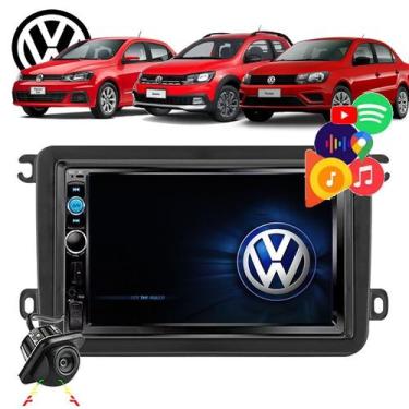 Imagem de Central Multimidia Bt Usb Espelha Camera Moldura Gol G7 2019 - E-TECH