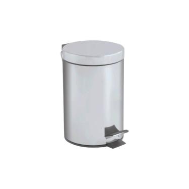 Imagem de Lixeira Com Pedal Inox 5 Lts - Ad