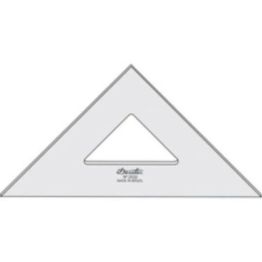 Imagem de Esquadro de acrílico 45º/45º/90º Mod. 2521 - Trident